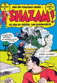 Cover Thumbnail for Shazam! (Williams Förlags AB, 1974 series) #﻿4/1975