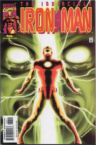Cover for Iron Man (Marvel, 1998 series) #38 [Direct Edition]