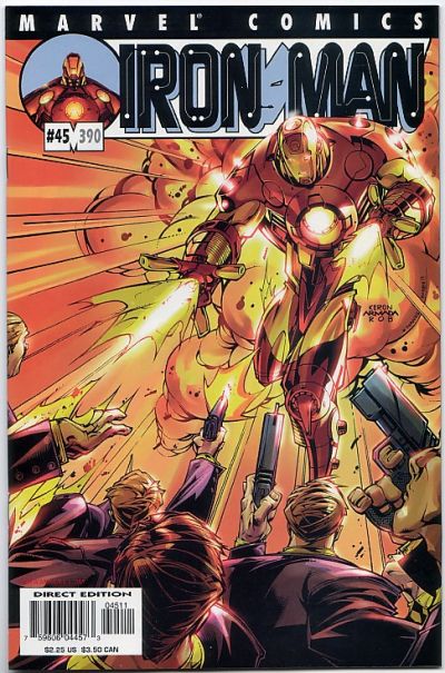 Cover for Iron Man (Marvel, 1998 series) #45 (390) [Direct Edition]
