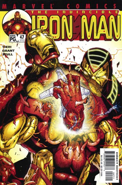 Cover for Iron Man (Marvel, 1998 series) #47 (392) [Direct Edition]