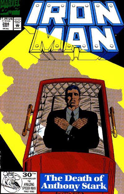 Cover for Iron Man (Marvel, 1968 series) #284 [Direct]