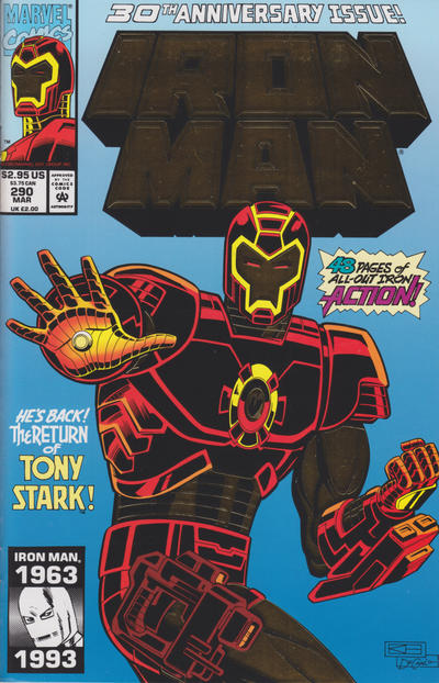 Cover for Iron Man (Marvel, 1968 series) #290 [Direct]
