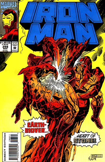 Cover for Iron Man (Marvel, 1968 series) #298 [Direct]