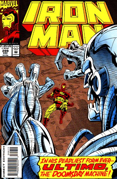 Cover for Iron Man (Marvel, 1968 series) #299 [Direct]