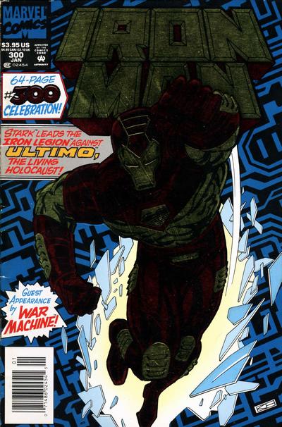 Cover for Iron Man (Marvel, 1968 series) #300 [Newsstand Enhanced Edition]