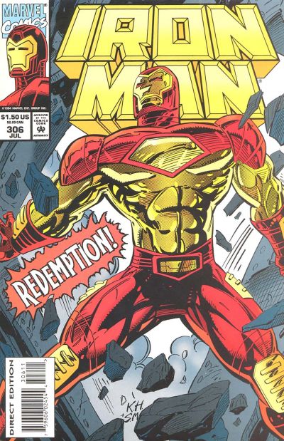 Cover for Iron Man (Marvel, 1968 series) #306 [Direct]