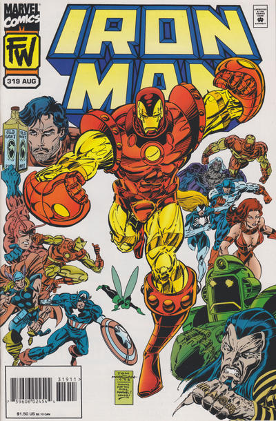 Cover for Iron Man (Marvel, 1968 series) #319 [Direct Edition]