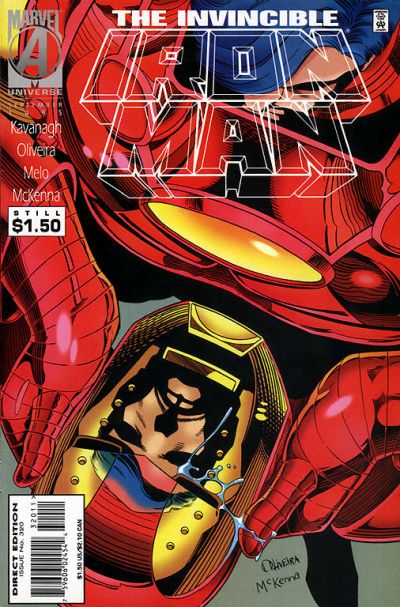 Cover for Iron Man (Marvel, 1968 series) #320 [Direct Edition]