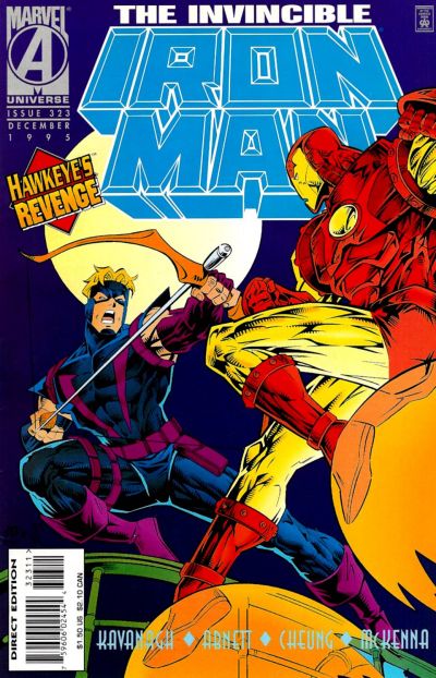 Cover for Iron Man (Marvel, 1968 series) #323 [Direct Edition]