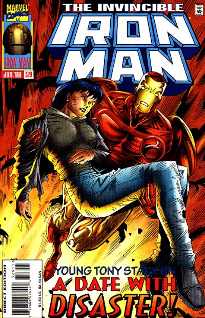 Cover for Iron Man (Marvel, 1968 series) #329 [Direct Edition]