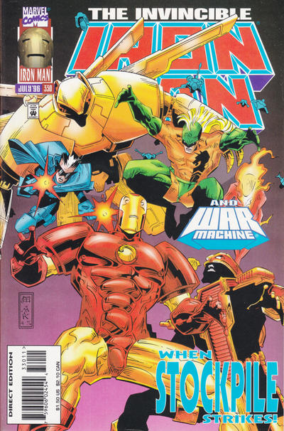 Cover for Iron Man (Marvel, 1968 series) #330 [Direct Edition]