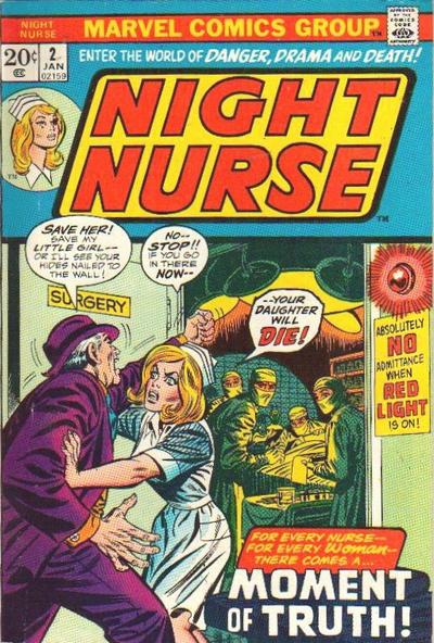 Cover for Night Nurse (Marvel, 1972 series) #2