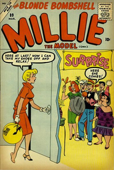 Cover for Millie the Model Comics (Marvel, 1945 series) #89