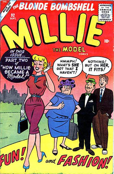Cover for Millie the Model Comics (Marvel, 1945 series) #92