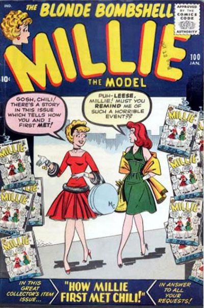 Cover for Millie the Model Comics (Marvel, 1945 series) #100