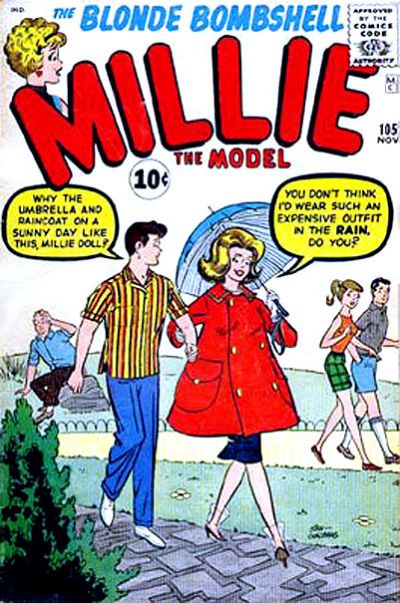 Cover for Millie the Model Comics (Marvel, 1945 series) #105