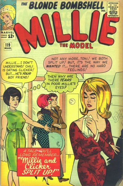 Cover for Millie the Model Comics (Marvel, 1945 series) #119