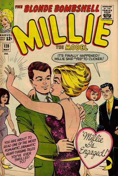 Cover for Millie the Model Comics (Marvel, 1945 series) #128