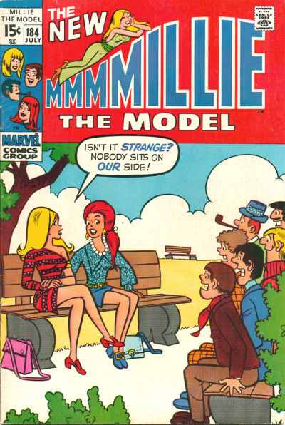 Cover for Millie the Model (Marvel, 1966 series) #184