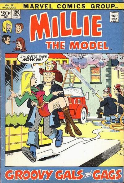Cover for Millie the Model (Marvel, 1966 series) #196