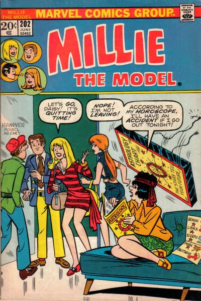 Cover for Millie the Model (Marvel, 1966 series) #202