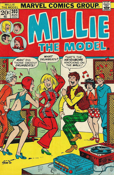Cover for Millie the Model (Marvel, 1966 series) #203