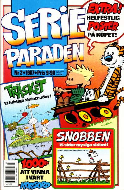 Cover for Serie-paraden [Serieparaden] (Semic, 1987 series) #2/1987