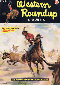 Cover Thumbnail for Western Roundup Comic (World Distributors, 1955 series) #24