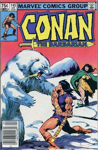 Cover for Conan the Barbarian (Marvel, 1970 series) #145 [Canadian]