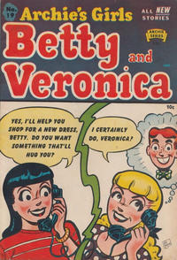 Cover Thumbnail for Archie's Girls, Betty and Veronica (Bell Features, 1950 series) #19