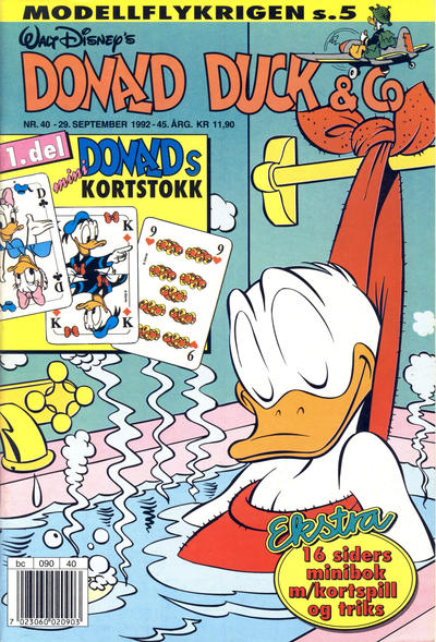 Cover for Donald Duck & Co (Hjemmet / Egmont, 1948 series) #40/1992