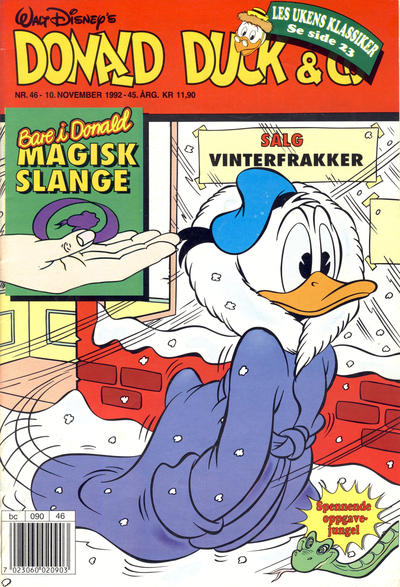 Cover for Donald Duck & Co (Hjemmet / Egmont, 1948 series) #46/1992