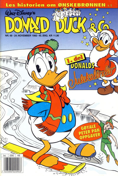 Cover for Donald Duck & Co (Hjemmet / Egmont, 1948 series) #48/1992