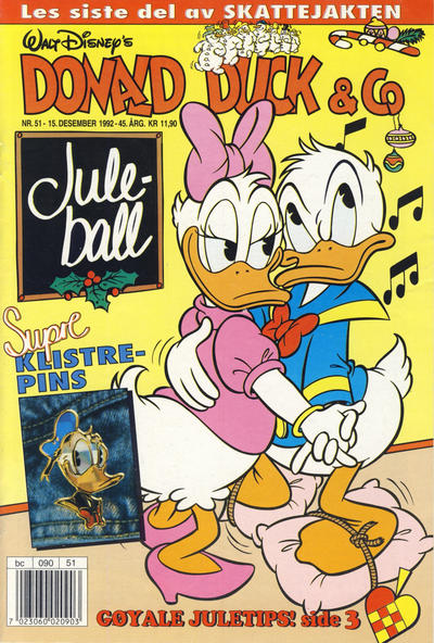 Cover for Donald Duck & Co (Hjemmet / Egmont, 1948 series) #51/1992
