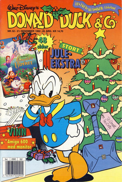 Cover for Donald Duck & Co (Hjemmet / Egmont, 1948 series) #52/1992