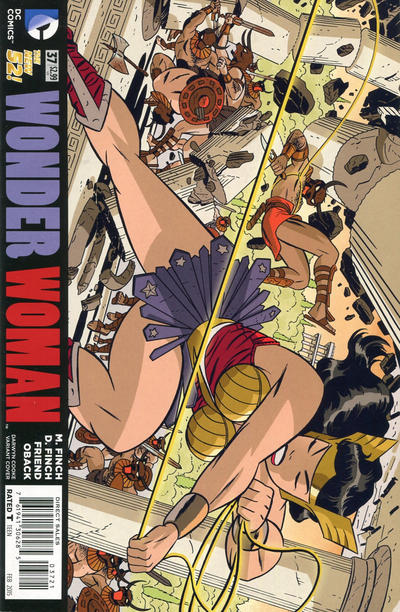 Cover for Wonder Woman (DC, 2011 series) #37 [Darwyn Cooke Cover]