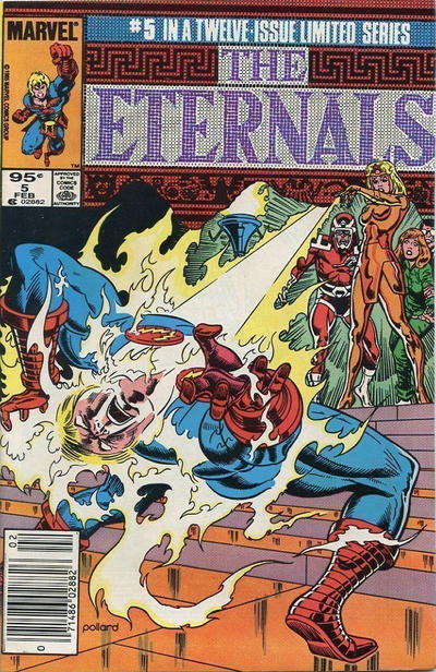 Cover for Eternals (Marvel, 1985 series) #5 [Canadian]