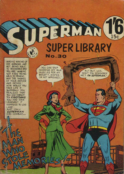 Cover for Superman Super Library (K. G. Murray, 1964 series) #30