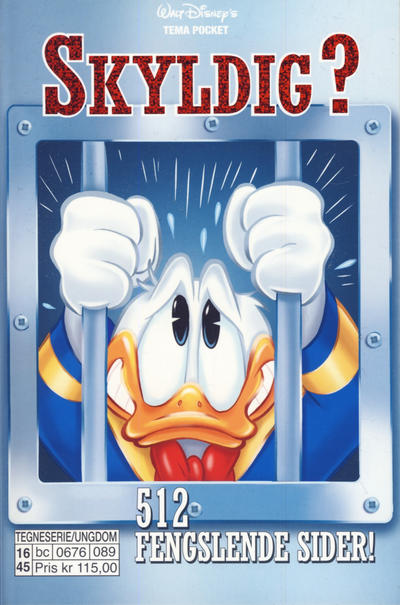 Cover for Donald Duck Tema pocket; Walt Disney's Tema pocket (Hjemmet / Egmont, 1997 series) #[85] - Skyldig?