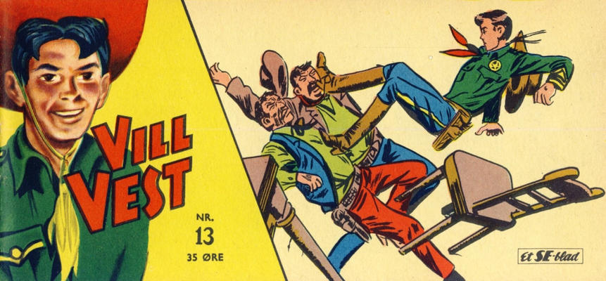 Cover for Vill Vest (Serieforlaget / Se-Bladene / Stabenfeldt, 1953 series) #13/1961