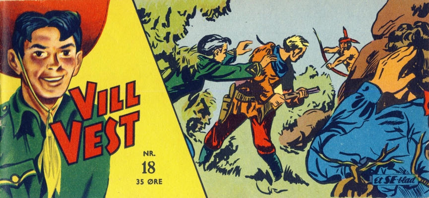 Cover for Vill Vest (Serieforlaget / Se-Bladene / Stabenfeldt, 1953 series) #18/1961