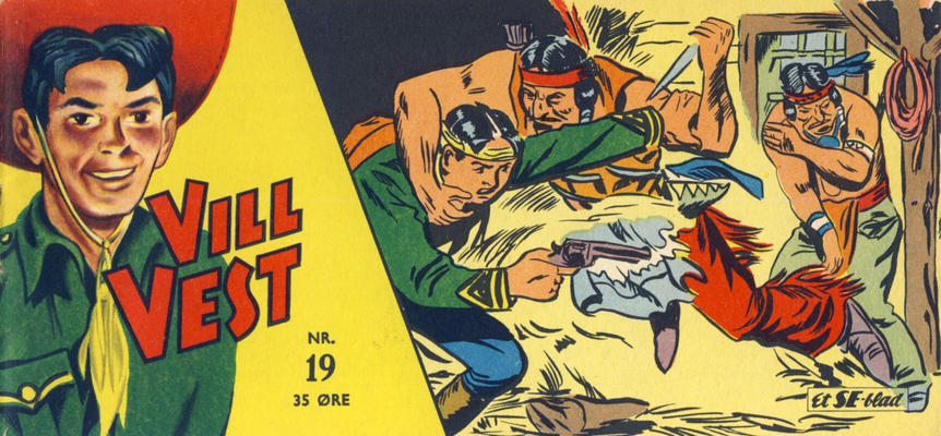 Cover for Vill Vest (Serieforlaget / Se-Bladene / Stabenfeldt, 1953 series) #19/1961