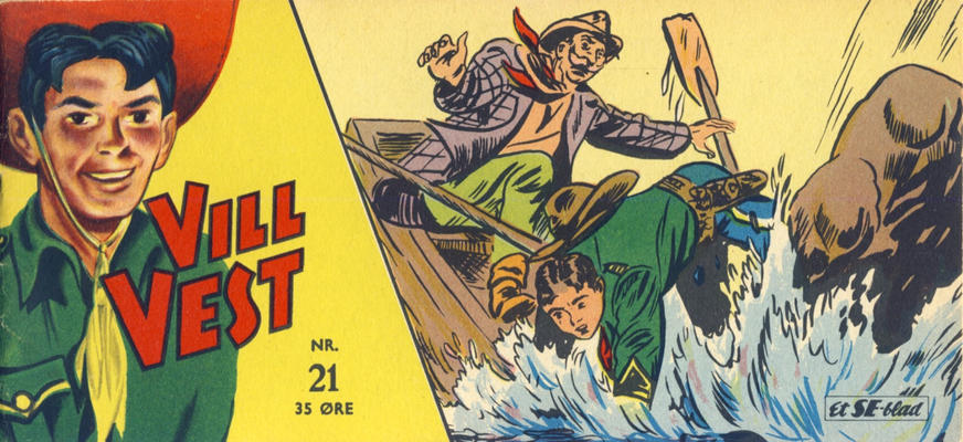 Cover for Vill Vest (Serieforlaget / Se-Bladene / Stabenfeldt, 1953 series) #21/1961