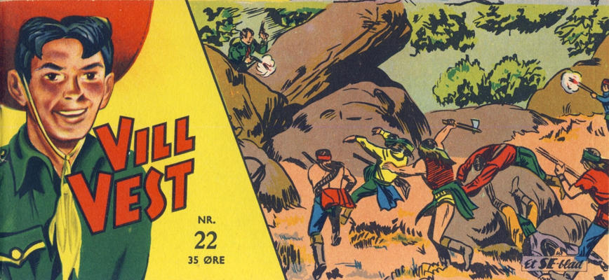 Cover for Vill Vest (Serieforlaget / Se-Bladene / Stabenfeldt, 1953 series) #22/1961
