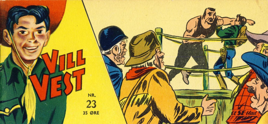 Cover for Vill Vest (Serieforlaget / Se-Bladene / Stabenfeldt, 1953 series) #23/1961