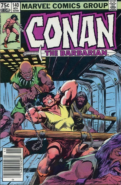Cover for Conan the Barbarian (Marvel, 1970 series) #140 [Canadian]