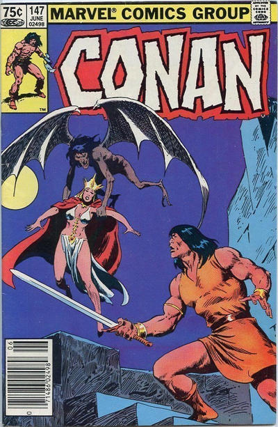 Cover for Conan the Barbarian (Marvel, 1970 series) #147 [Canadian]