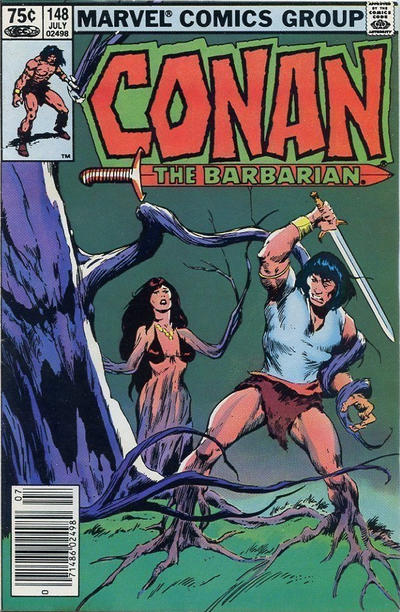 Cover for Conan the Barbarian (Marvel, 1970 series) #148 [Canadian]