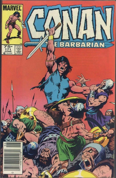 Cover for Conan the Barbarian (Marvel, 1970 series) #171 [Canadian]