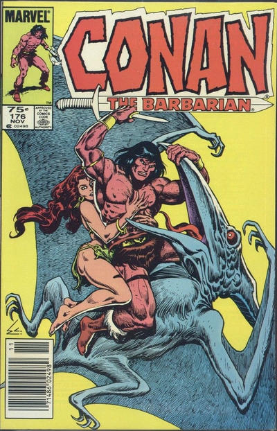 Cover for Conan the Barbarian (Marvel, 1970 series) #176 [Canadian]